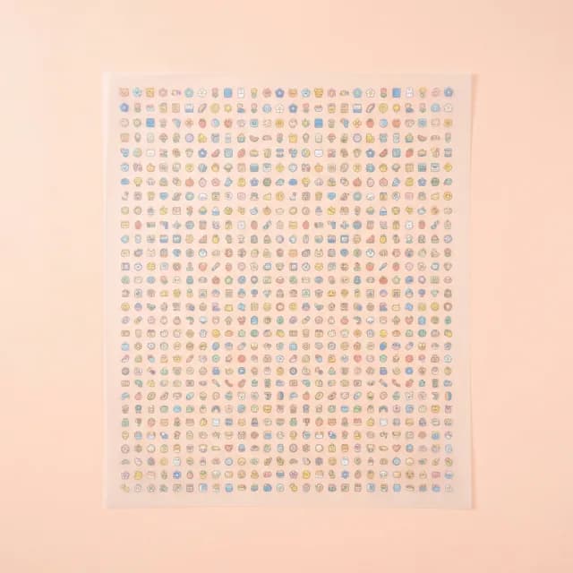 A full DTF gang sheet arranged with many colorful designs